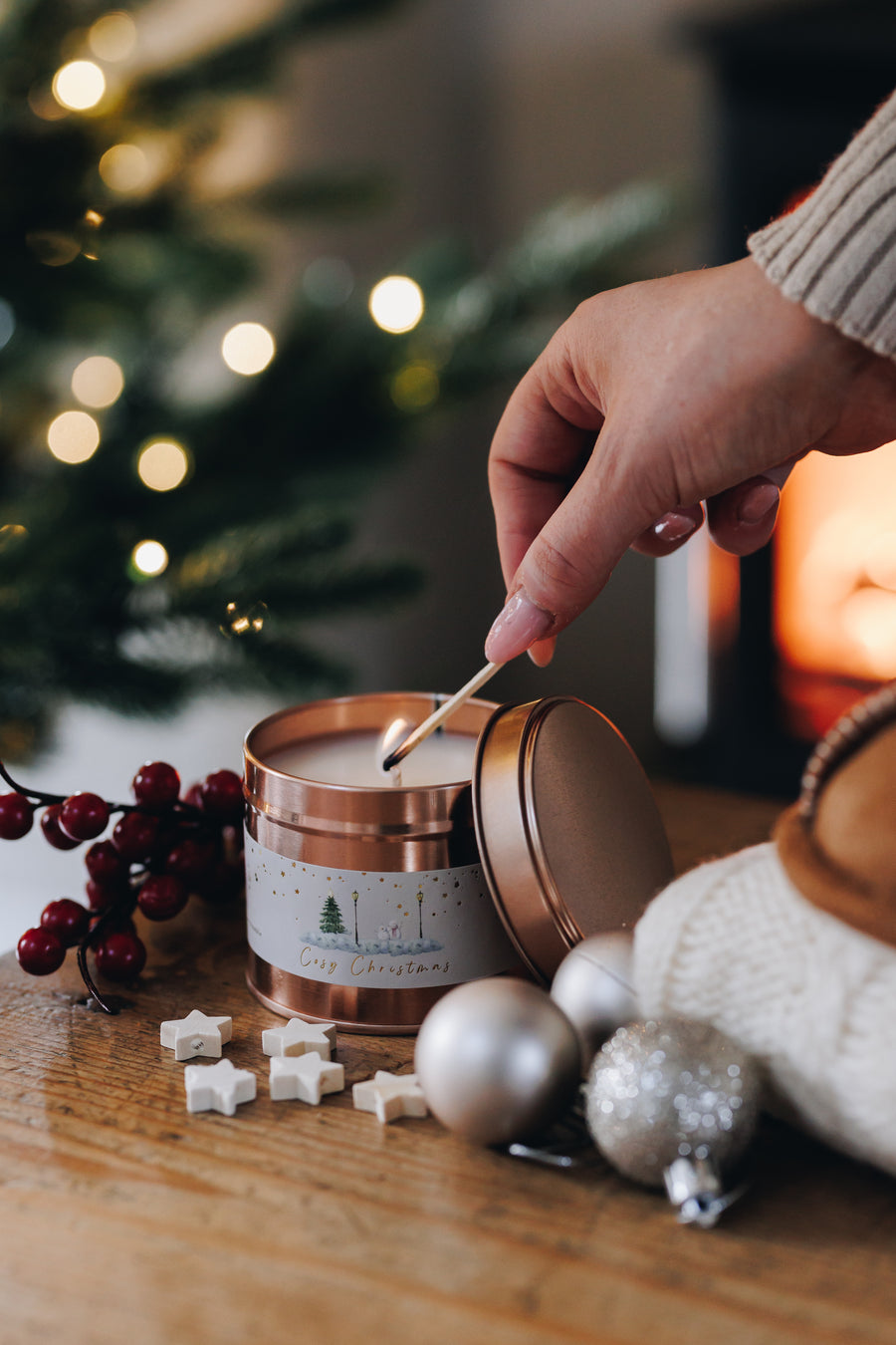 Cosy Christmas | Coconut Wax Tin Candle