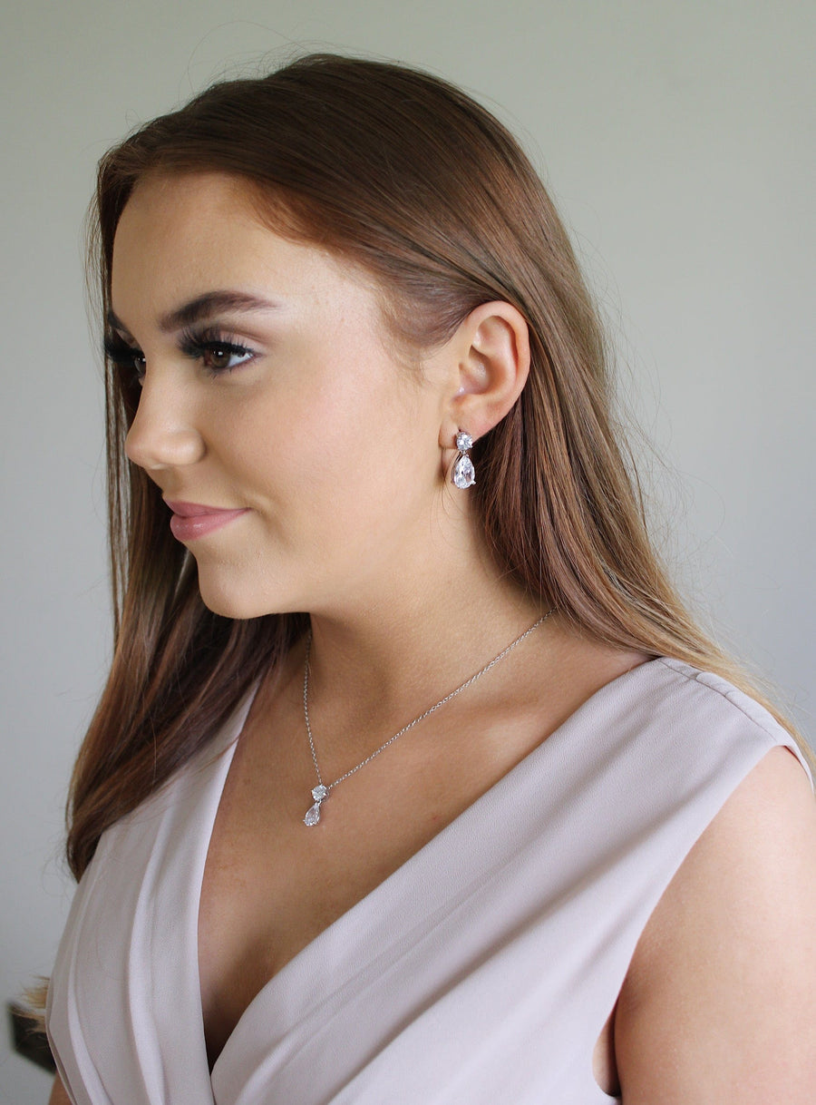 Ava Earrings & Necklace Set